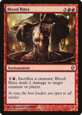 Blood Rites [Commander 2013] | Fandemonia Ltd