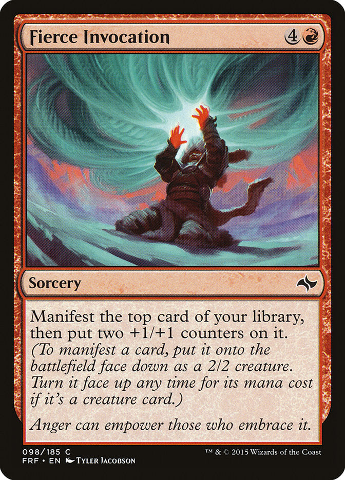 Fierce Invocation [Fate Reforged] | Fandemonia Ltd