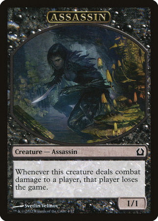 Assassin Token [Return to Ravnica Tokens] | Fandemonia Ltd