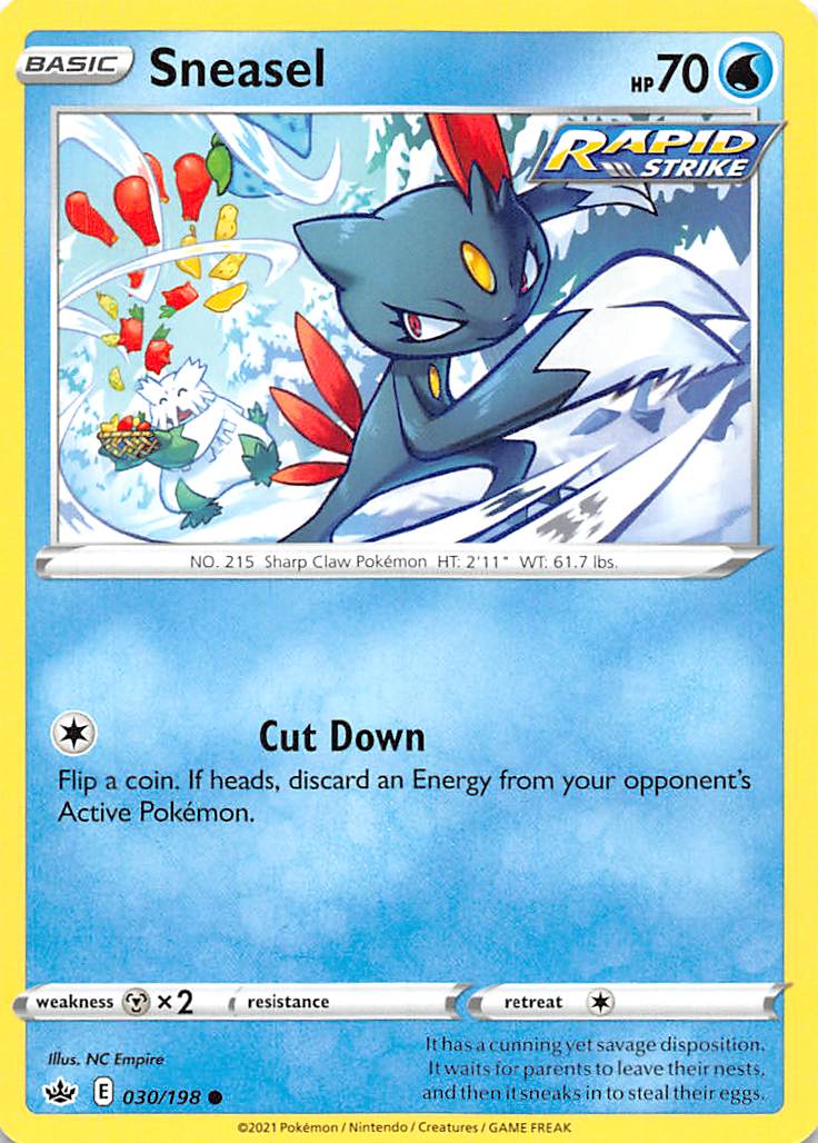 Sneasel (030/198) [Sword & Shield: Chilling Reign] | Fandemonia Ltd