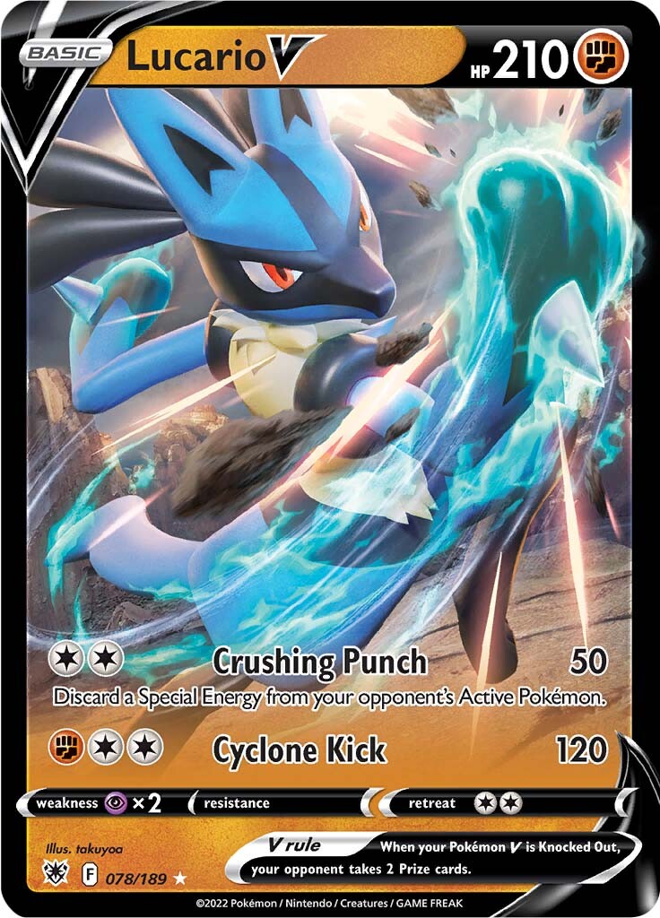 Lucario V (078/189) [Sword & Shield: Astral Radiance] | Fandemonia Ltd