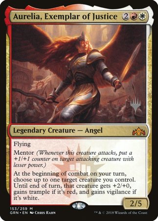 Aurelia, Exemplar of Justice [Guilds of Ravnica Promos] | Fandemonia Ltd