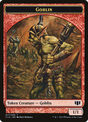 Goblin // Goat Double-sided Token [Commander 2014 Tokens] | Fandemonia Ltd