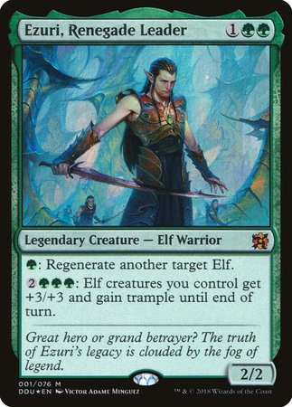 Ezuri, Renegade Leader [Duel Decks: Elves vs. Inventors] | Fandemonia Ltd
