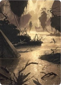 Murkwater Pathway Art Card [Zendikar Rising Art Series] | Fandemonia Ltd