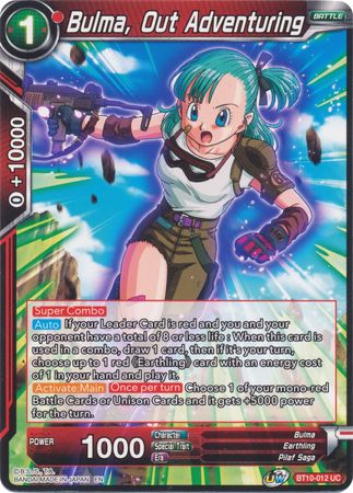 Bulma, Out Adventuring [BT10-012] | Fandemonia Ltd