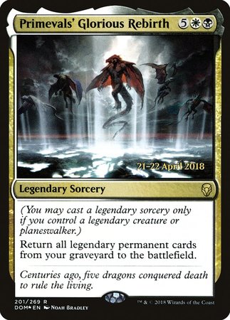 Primevals' Glorious Rebirth [Dominaria Promos] | Fandemonia Ltd