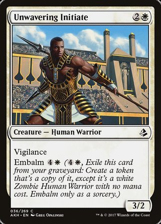 Unwavering Initiate [Amonkhet] | Fandemonia Ltd