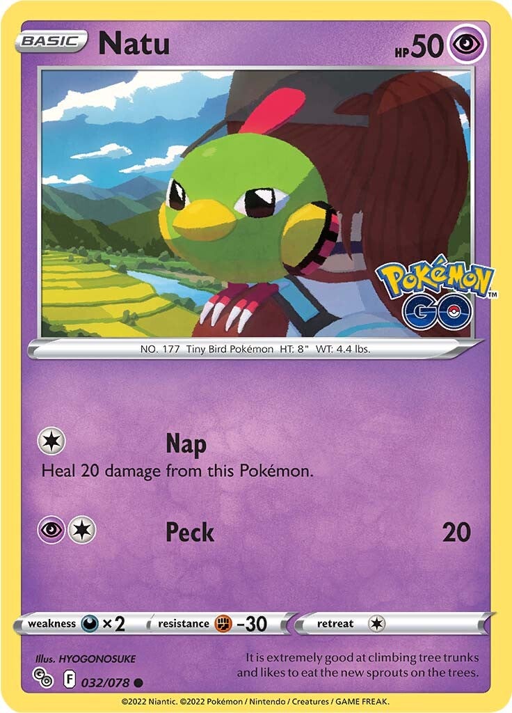 Natu (032/078) [Pokémon GO] | Fandemonia Ltd
