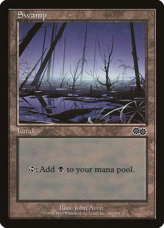 Swamp (340) [Urza's Saga] | Fandemonia Ltd