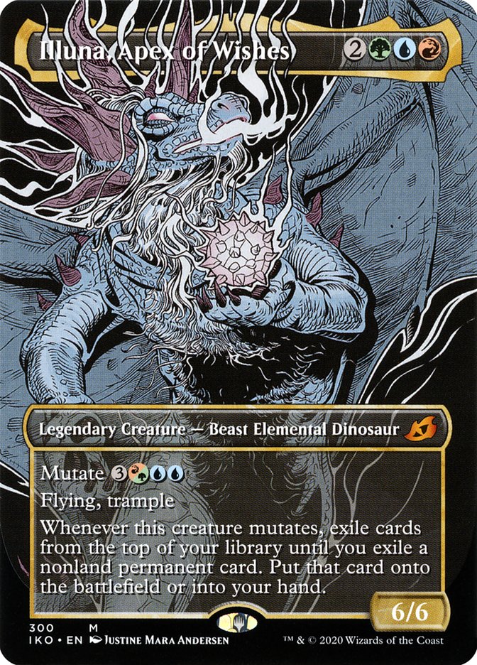 Illuna, Apex of Wishes (Showcase) [Ikoria: Lair of Behemoths] | Fandemonia Ltd
