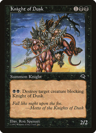 Knight of Dusk [Tempest] | Fandemonia Ltd