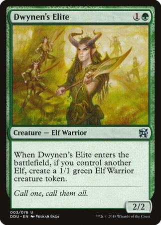 Dwynen's Elite [Duel Decks: Elves vs. Inventors] | Fandemonia Ltd