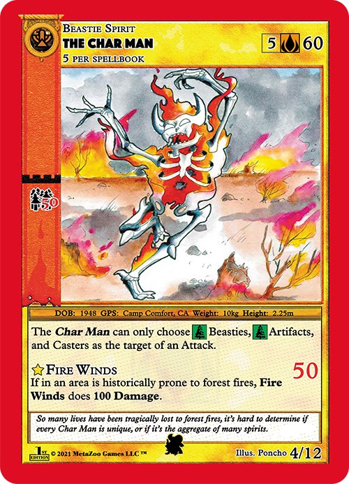 The Char Man [Salamander Queen Starter Deck] | Fandemonia Ltd