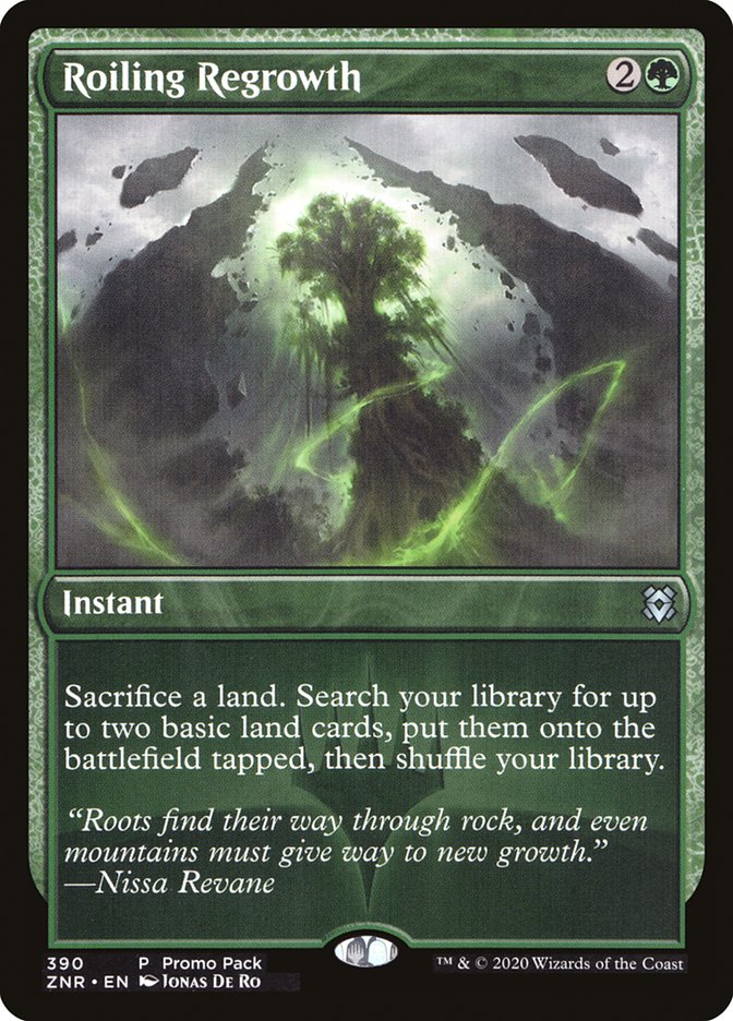 Roiling Regrowth (Promo Pack) [Zendikar Rising Promos] | Fandemonia Ltd