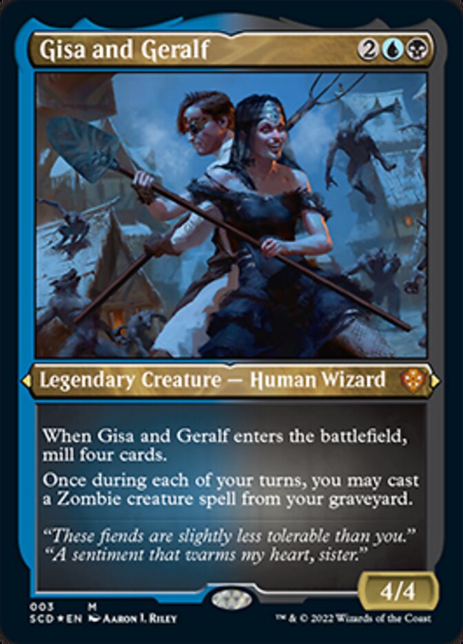 Gisa and Geralf (Foil Etched) [Starter Commander Decks] | Fandemonia Ltd
