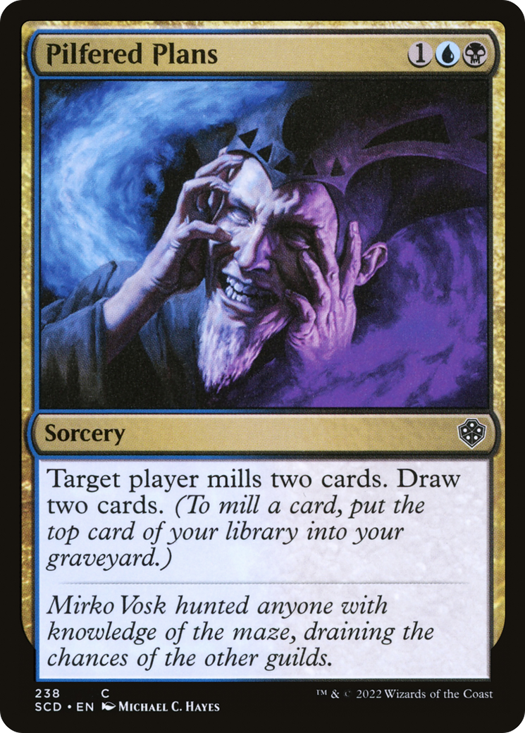 Pilfered Plans [Starter Commander Decks] | Fandemonia Ltd