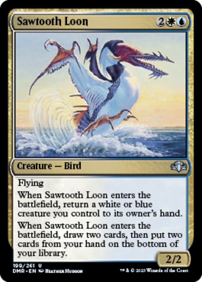 Sawtooth Loon [Dominaria Remastered] | Fandemonia Ltd