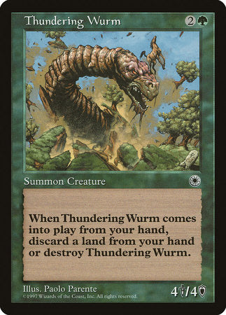 Thundering Wurm [Portal] | Fandemonia Ltd