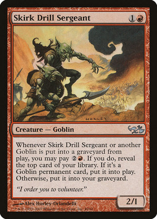 Skirk Drill Sergeant [Duel Decks: Elves vs. Goblins] | Fandemonia Ltd