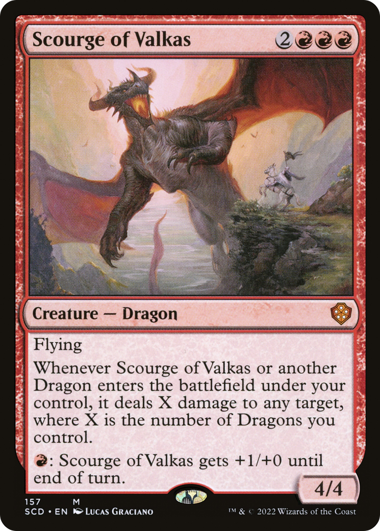 Scourge of Valkas [Starter Commander Decks] | Fandemonia Ltd