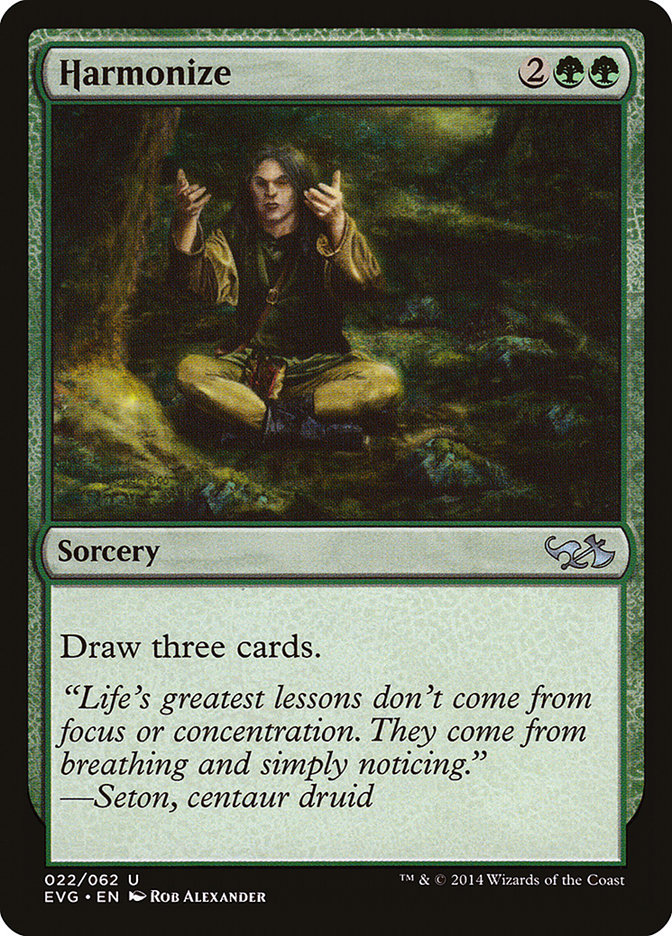 Harmonize (Elves vs. Goblins) [Duel Decks Anthology] | Fandemonia Ltd