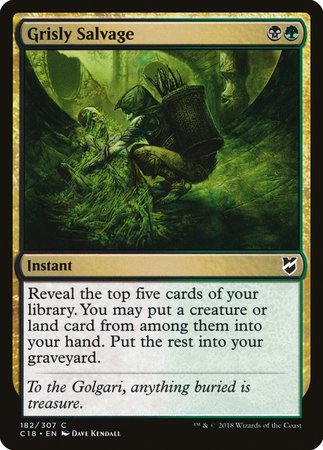 Grisly Salvage [Commander 2018] | Fandemonia Ltd