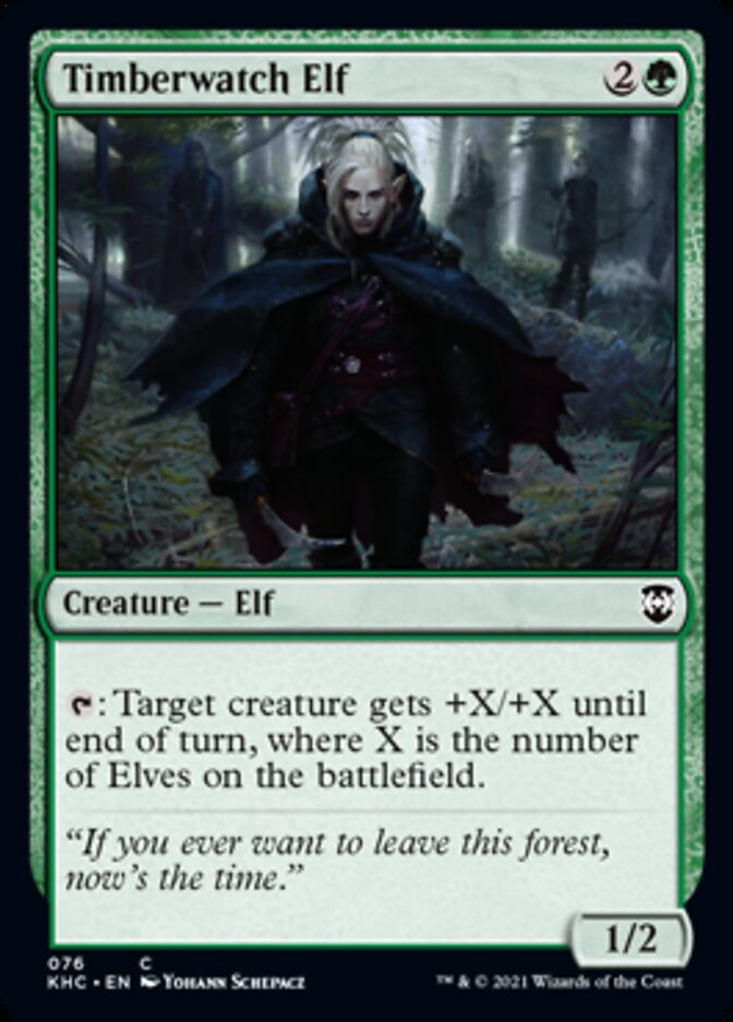 Timberwatch Elf [Kaldheim Commander] | Fandemonia Ltd