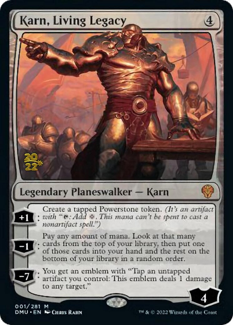 Karn, Living Legacy [Dominaria United Prerelease Promos] | Fandemonia Ltd