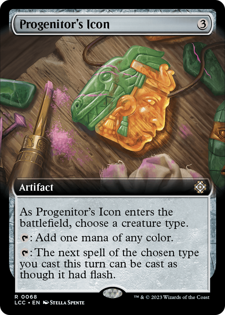 Progenitor's Icon (Extended Art) [The Lost Caverns of Ixalan Commander] | Fandemonia Ltd