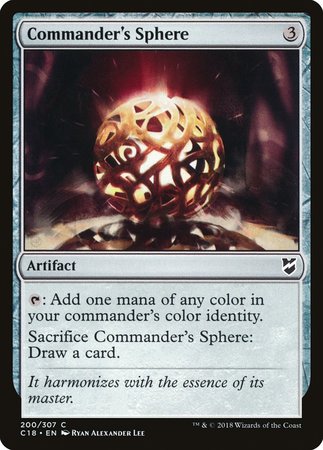 Commander's Sphere [Commander 2018] | Fandemonia Ltd