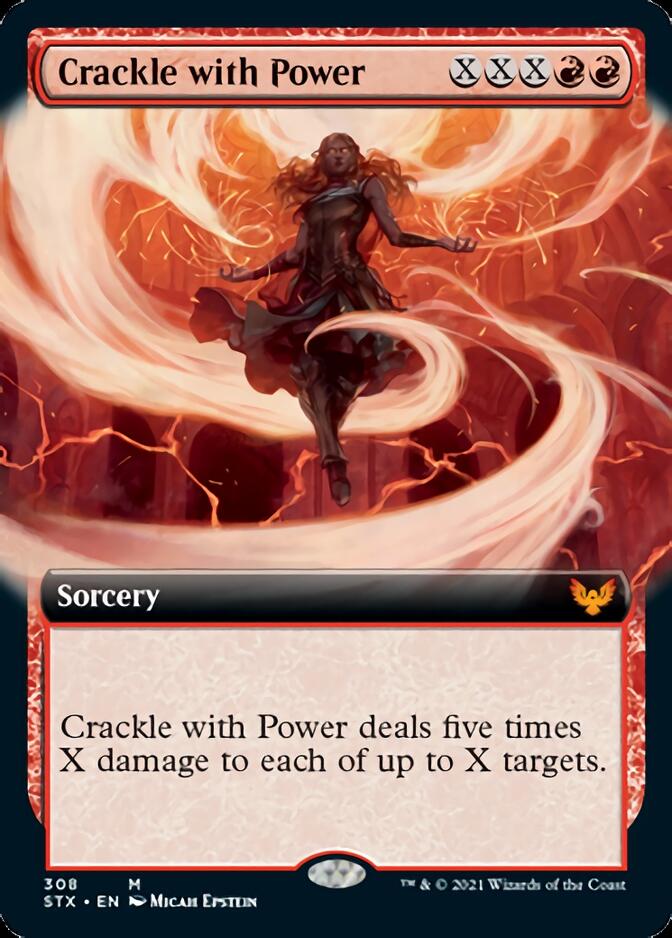 Crackle with Power (Extended) [Strixhaven: School of Mages] | Fandemonia Ltd