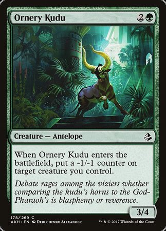 Ornery Kudu [Amonkhet] | Fandemonia Ltd