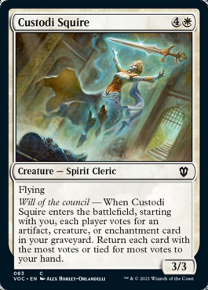 Custodi Squire [Innistrad: Crimson Vow Commander] | Fandemonia Ltd
