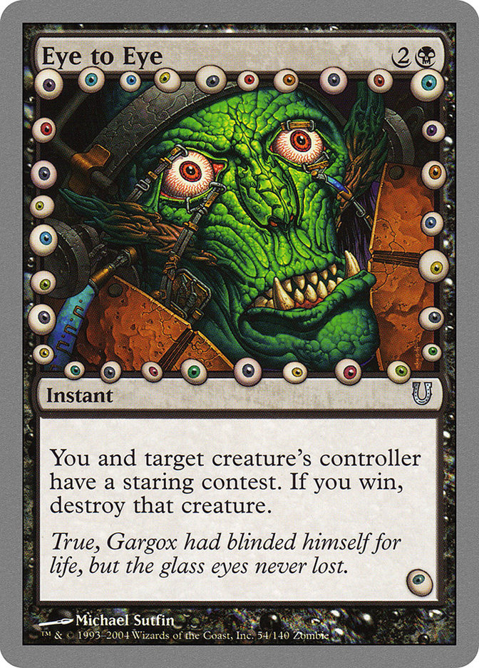 Eye to Eye [Unhinged] | Fandemonia Ltd