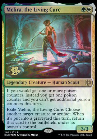 Melira, the Living Cure [Phyrexia: All Will Be One Prerelease Promos] | Fandemonia Ltd