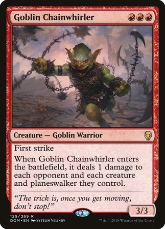 Goblin Chainwhirler [Dominaria] | Fandemonia Ltd
