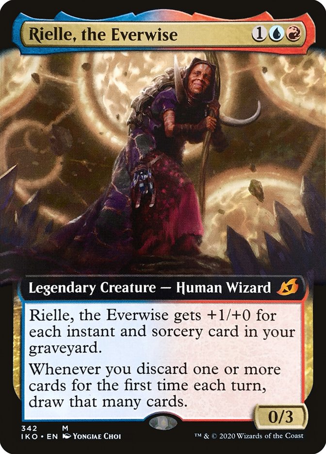 Rielle, the Everwise (Extended Art) [Ikoria: Lair of Behemoths] | Fandemonia Ltd