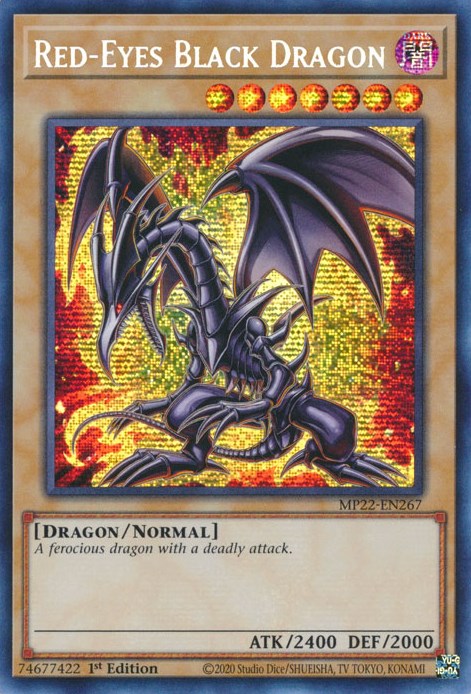 Red-Eyes Black Dragon [MP22-EN267] Prismatic Secret Rare | Fandemonia Ltd