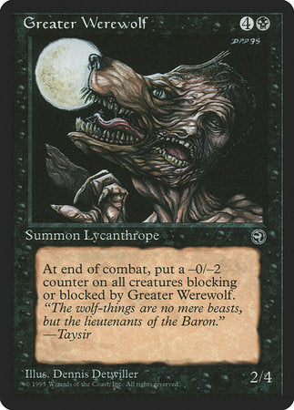 Greater Werewolf [Homelands] | Fandemonia Ltd