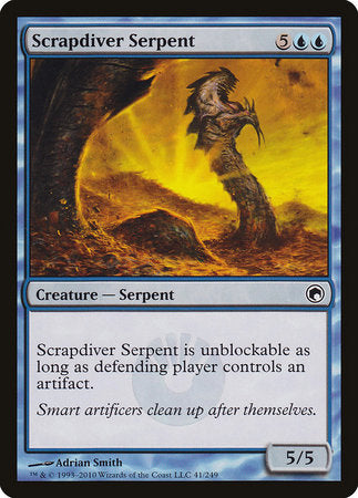 Scrapdiver Serpent [Scars of Mirrodin] | Fandemonia Ltd