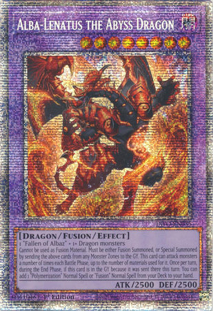 Alba-Lenatus the Abyss Dragon [DIFO-EN035] Starlight Rare | Fandemonia Ltd