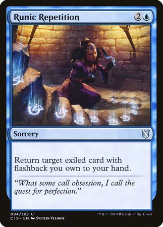 Runic Repetition [Commander 2019] | Fandemonia Ltd
