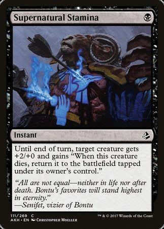 Supernatural Stamina [Amonkhet] | Fandemonia Ltd