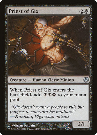 Priest of Gix [Duel Decks: Phyrexia vs. the Coalition] | Fandemonia Ltd