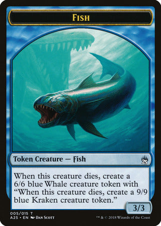 Fish // Kraken Double-sided Token [Masters 25 Tokens] | Fandemonia Ltd