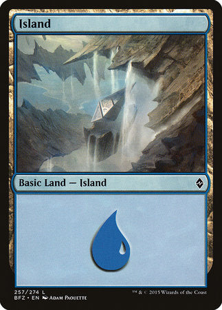 Island (257) [Battle for Zendikar] | Fandemonia Ltd