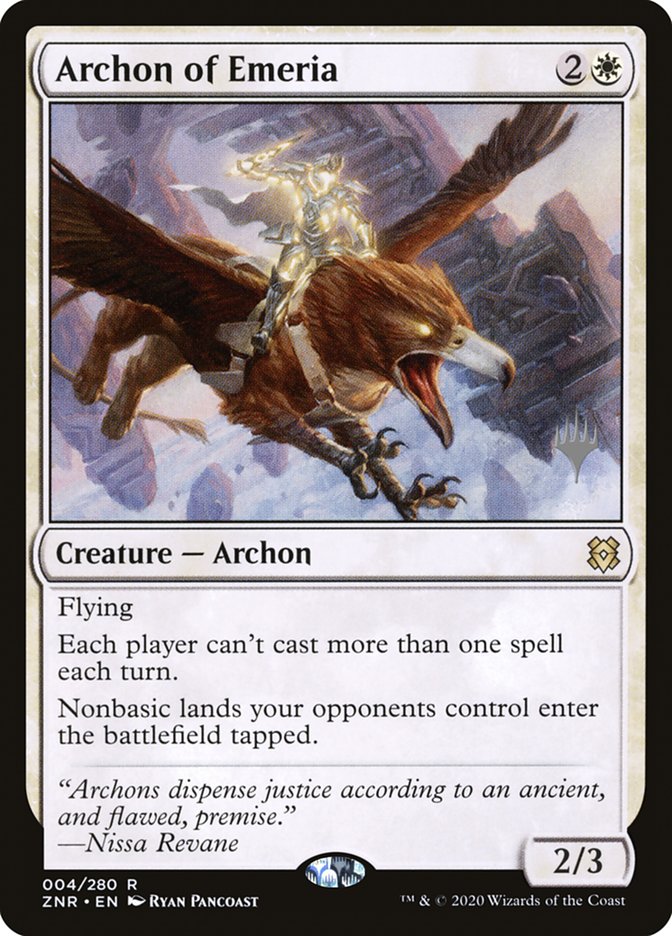Archon of Emeria (Promo Pack) [Zendikar Rising Promos] | Fandemonia Ltd