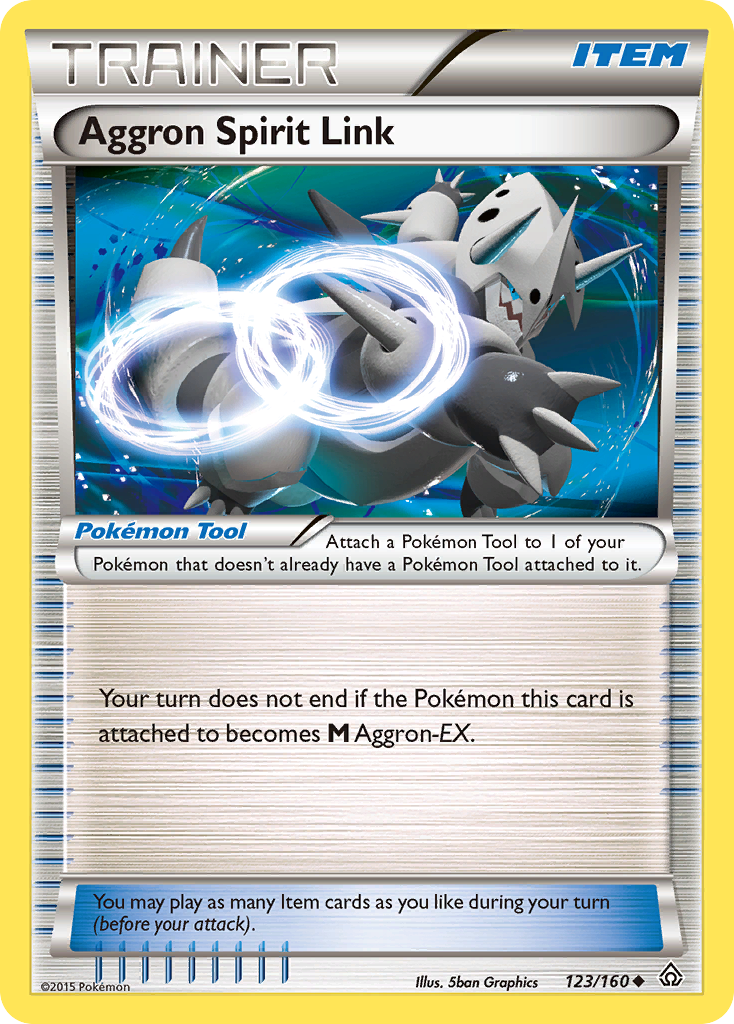 Aggron Spirit Link (123/160) [XY: Primal Clash] | Fandemonia Ltd