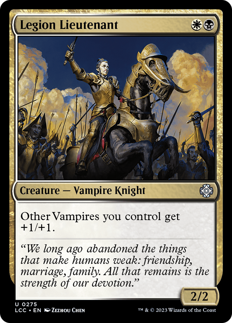 Legion Lieutenant [The Lost Caverns of Ixalan Commander] | Fandemonia Ltd